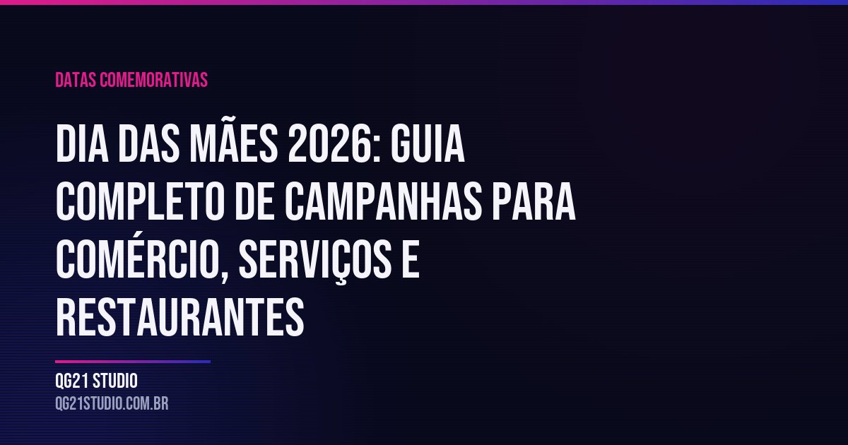 Como preparar sua campanha de Dia das Mães 2026 — copy, criativos, ofertas, cron
